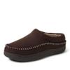 Dearfoams Men's Thompson Microsuede Clog Slipper, Coffee, L view 1