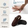 Dearfoams Men's Thompson Microsuede Clog Slipper, Coffee, L view 4