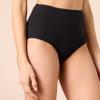 Amazon Essentials Women's Cotton High Waisted Underwear, Pack of 6, Black/Grey Heather/White, X-Small view 3