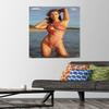 Trends International Sports Illustrated: Swimsuit Edition - Maggie Rawlins 21 Wall Poster, 22.37" x 34.00", Premium Poster & Push Pin Bundle view 2