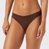 Amazon Essentials Women's Microfiber Underwear (Hipster & Thong, Available in Plus Size), Pack of 6, Black/Rich Hazel, X-Small view 2
