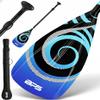 BPS Carbon and Fiberglass Shaft Paddles Koru and Classic Padddles 2-Piece (Carbon Fiber Shaft - Koru Blue, 2-Piece SUP Paddle) view 1