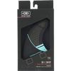 O&E - Ocean and Earth OE-1 Whip Thruster Dual Tab Medium - Black/Blue Surfboard FIN view 2