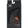 O&E - Ocean and Earth OE-2 Control Thruster Single Tab Small - Black/Red Surfboard FIN view 2