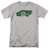 University of North Carolina at Charlotte Official State Shape Unisex Adult T-Shirt, Athletic Heather, 4X-Large view 1
