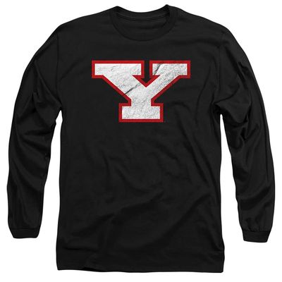 Youngstown State University Official Distressed Primary Unisex Adult Long-Sleeve T Shirt,Black, 3X-Large