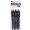 Pro Specialties Group 5717546565 Indiana Pacers Click Style Pens, Pack of 5 view 1