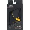 O&E - Ocean and Earth OE-1 Whip Thruster Single Tab Large - Black/Orange Surfboard FIN view 2