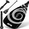 BPS 2-Piece SUP Stand-up Paddleboard Paddle (Fiberglass Shaft - Koru Black, 2-Piece SUP Paddle) view 1