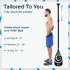 BPS 2-Piece SUP Stand-up Paddleboard Paddle (Fiberglass Shaft - Koru Black, 2-Piece SUP Paddle) view 4