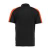 Augusta Sportswear Bi-Color Vital Polo, Black/Orange, 2XL view 3