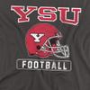 Youngstown State University Official Football Helmet Unisex Adult T-Shirt, Football Helmet, 5X-Large view 2