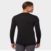 32 Degrees Heat Mens Performance Thermal Baselayer Crewneck Long Sleeve Top, Black, Large view 4