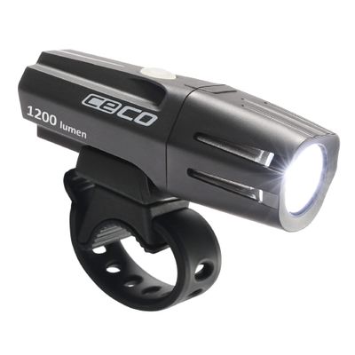 CECO-USA: 1,200 Lumen USB Rechargeable Bicycle Headlight FLEXIBLE MOUNT VERSION- Tough & Durable IP67 Waterproof & FL-1 Impact Resistant Super Bright Model F1200 For Commuter, Road, Mountain Bikes