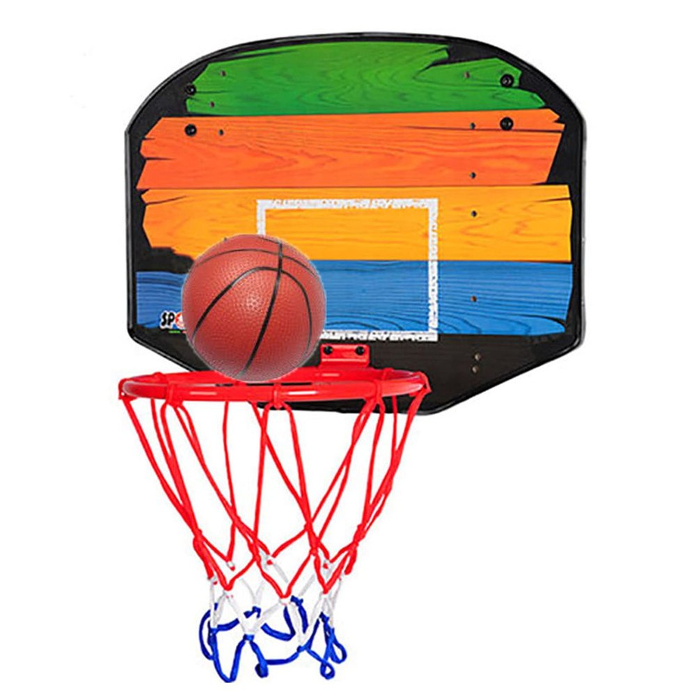 Basketball Rim Portable Mini Basketball Hoop, 31cm/12 Foldable Basketball Board, Indoor and Outdoor Wall-Mounted Basketball Hoop (Color : Style6)