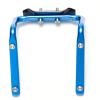 Bicycle Accessories Bicycle Aluminum Bottle Cage Converter Holder Mountain Bike Saddle Double Bottle Cage Adapter Riding Equipment Accessories Bike Parts (Color : Blue) view 1