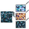 Teamoy 3Pcs Pee Cloth with Storage Bag, Reusable Pee Rag Hygienic Female Urination Solution for Camping, Hiking, Travel, Rectangular view 1