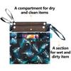 Teamoy 3Pcs Pee Cloth with Storage Bag, Reusable Pee Rag Hygienic Female Urination Solution for Camping, Hiking, Travel, Rectangular view 4