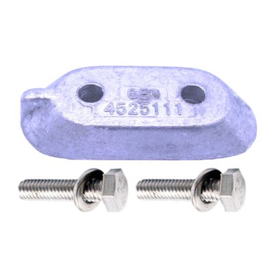 Boat Motor 65W-45251-00 6E0-45251-11 6E0-45251-12 Lower Unit Gearbox Anode for Yamaha 4HP 6HP 8HP 9.9HP 15HP Outboard Engine, Aluminum Alloy