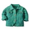 Morubut Toddler Baby Girls Boys Denim Jacket Fall Casual Coat Jeans Outerwear (Green, 4T) view 1