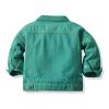 Morubut Toddler Baby Girls Boys Denim Jacket Fall Casual Coat Jeans Outerwear (Green, 4T) view 2