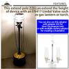 CAMPINGMOON 9'' Length Extension Pole Rod for Camping Lantern Z26 view 3