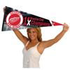 Detroit Red Wings 11 Time Cup Champions Pennant Banner Flag view 4