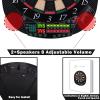 Turnart Electronic Dart Board - Dart Board Electronic Scoreboard for 16 Players - 6 Darts Plastic Tips 50 Soft Tips LED Display Power Adapter Throw Line view 4
