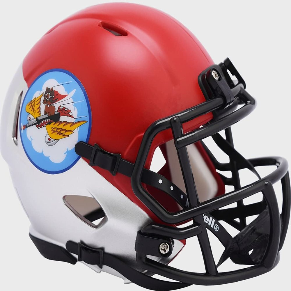 Riddell Air Force Falcons Tuskegee 301st Special Limited Edition Speed Mini Football Helmet - Green Gridiron
