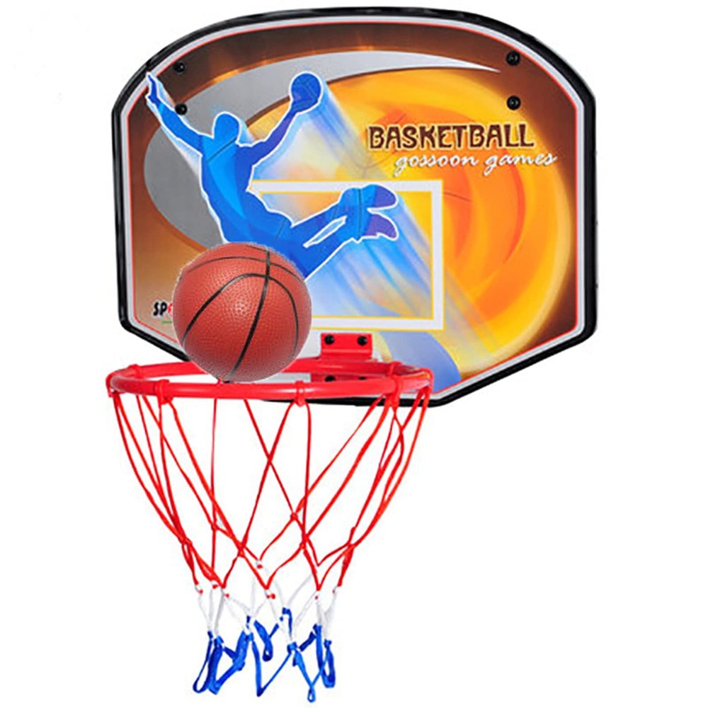Basketball Rim Portable Mini Basketball Hoop, 31cm/12 Foldable Basketball Board, Indoor and Outdoor Wall-Mounted Basketball Hoop (Color : Style4)