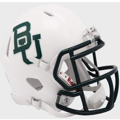 Riddell Baylor White Metallic Revolution Speed Mini Football Helmet