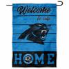 Carolina Panthers Welcome Home Decorative Garden Flag Double Sided Banner view 1