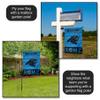 Carolina Panthers Welcome Home Decorative Garden Flag Double Sided Banner view 4