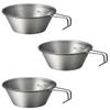 NANGOGEAR 3pcs Set Stainless Steel Camping Sierra Cup 310ml (21111) view 1