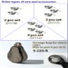 NANGOGEAR 3pcs Set Stainless Steel Camping Sierra Cup 310ml (21111) view 4