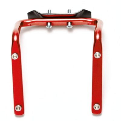 Bicycle Accessories Bicycle Aluminum Bottle Cage Converter Holder Mountain Bike Saddle Double Bottle Cage Adapter Riding Equipment Accessories Bike Parts (Color : Red)