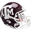 Riddell Texas A&M Aggies Adult Unisex Modern Football Helmet, Speed Replica, Medium, White, PVC, Foam, Face Mask view 1