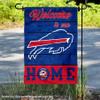 Buffalo Bills Welcome Home Decorative Garden Flag Double Sided Banner view 2