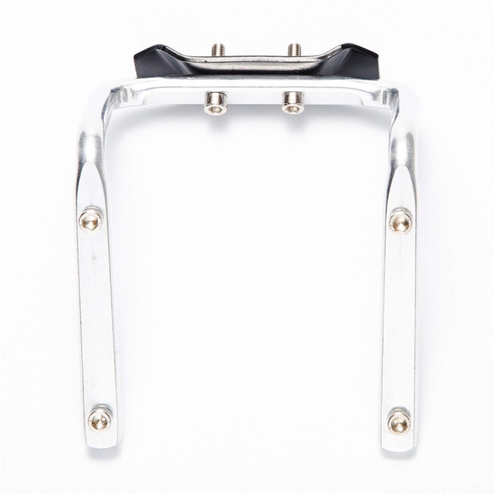 Bicycle Accessories Bicycle Aluminum Bottle Cage Converter Holder Mountain Bike Saddle Double Bottle Cage Adapter Riding Equipment Accessories Bike Parts (Color : Silver)