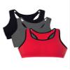 Fruit of the Loom Women's Built Up Tank Style Sports Bra, RED HOT W.BLK/Charcoal/Black, 34 view 1