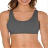Fruit of the Loom Women's Built Up Tank Style Sports Bra, RED HOT W.BLK/Charcoal/Black, 34 view 4