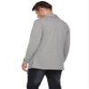 COOFANDY Mens Ruffle Shawl Collar Open Front Lightweight Long Length Drape Cape Overcoat Sweater with Pockets Grey Medium view 2