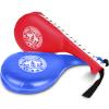 Taekwondo Kick Pads 2PK, Karate Martial Arts Training Equipment Kicking Target Pad, Double Strike Boxing Pads for Kids Youth Adult (Blue&Red) view 1