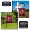 Atlanta Falcons Welcome Home Decorative Garden Flag Double Sided Banner view 4