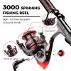 QudraKast Fishing Rod and Reel Combos - High Precision Machined Pattern Telescopic Fishing Pole and 12+1 Full Metal Ultra Smooth Spinning Reel Combos with Carrier Bag 1.8 M view 4