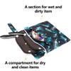 Teamoy 3Pcs Pee Cloth with Storage Bag, Reusable Pee Rag Hygienic Female Urination Solution for Camping, Hiking, Travel, Rhombus view 4