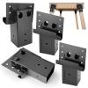 TFMUZERT Elevator Bracket, Deer Stand Brackets 4x4, Deer Blind Bracket with Powder Coating, Outdoor Angle Bracket for Hunting Box Blind, Elevated Platform, Tree Stand, Shooting Shack, Pergolas, 4 PCS view 1