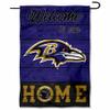 Baltimore Ravens Welcome Home Decorative Garden Flag Double Sided Banner view 1