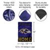 Baltimore Ravens Welcome Home Decorative Garden Flag Double Sided Banner view 3
