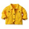 Morubut Toddler Baby Girls Boys Denim Jacket Fall Casual Coat Jeans Outerwear (Yellow, 18-24 Months) view 1